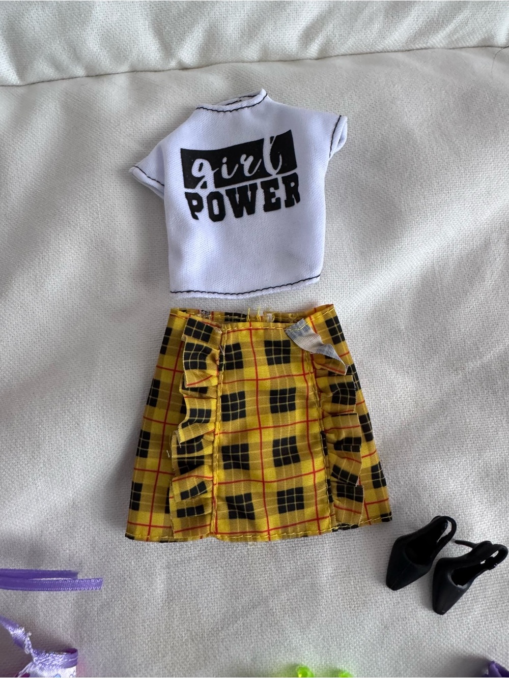 Barbie Doll Clothes Lot Dresses Shoes Accessories Fashion Wardrobe Bundle 20+pc - Picture 10 of 11